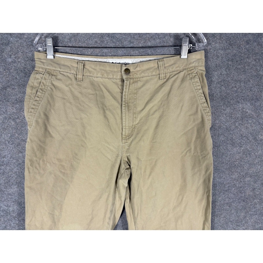 Columbia Women's 12 Petite Fit Tan‎ Cotton Casual Outdoor Hiking Pants - Picture 2 of 10